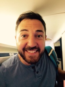 Andi im "großen" Flieger